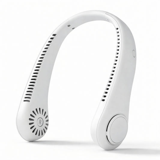 Hanging neck fan, USB charging, lazy, bladeless, silent, strong wind power, cross-border outdoor, mini, portable fan